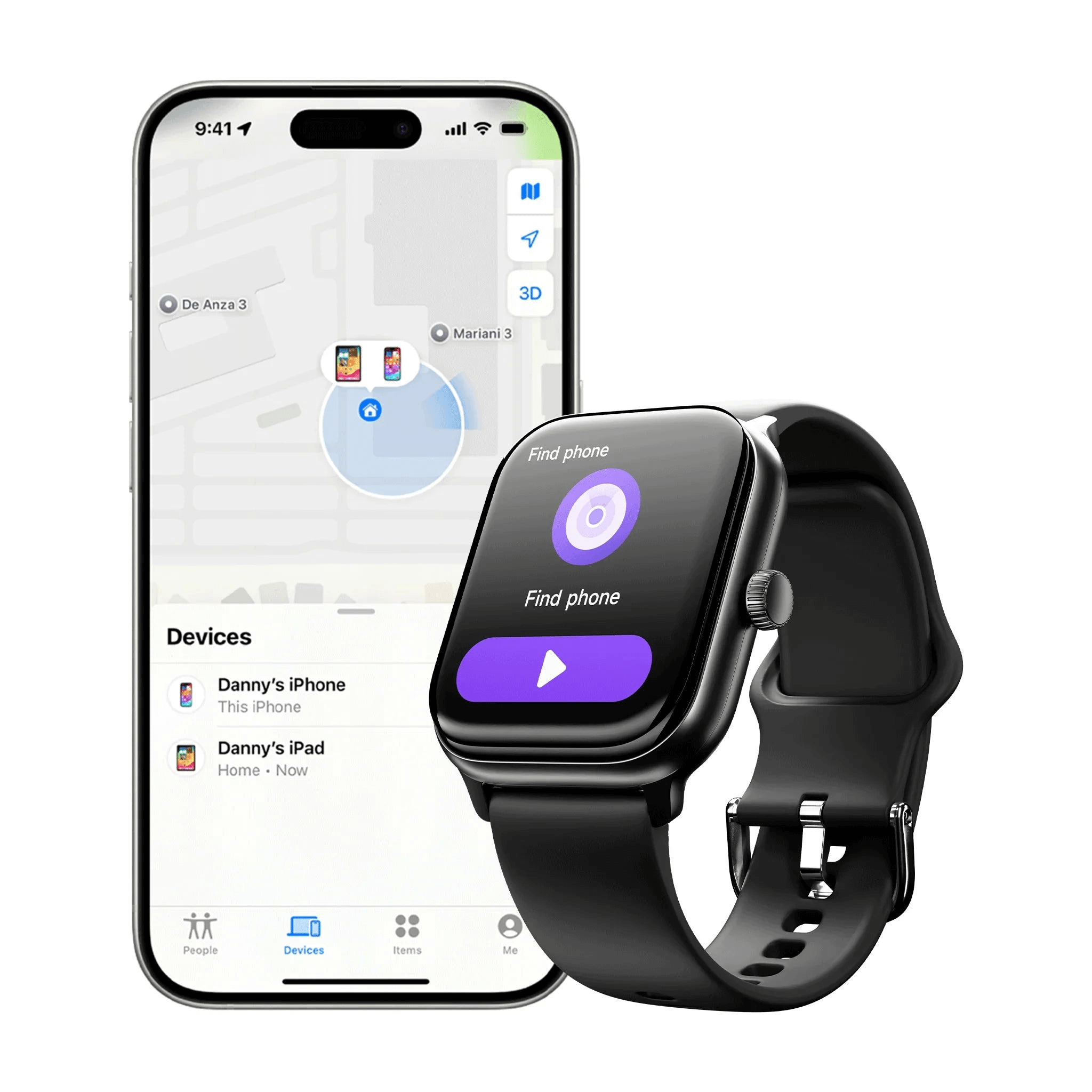 Tempo Smartwatch with Bluetooth Calling - Midnight Black - Image 5